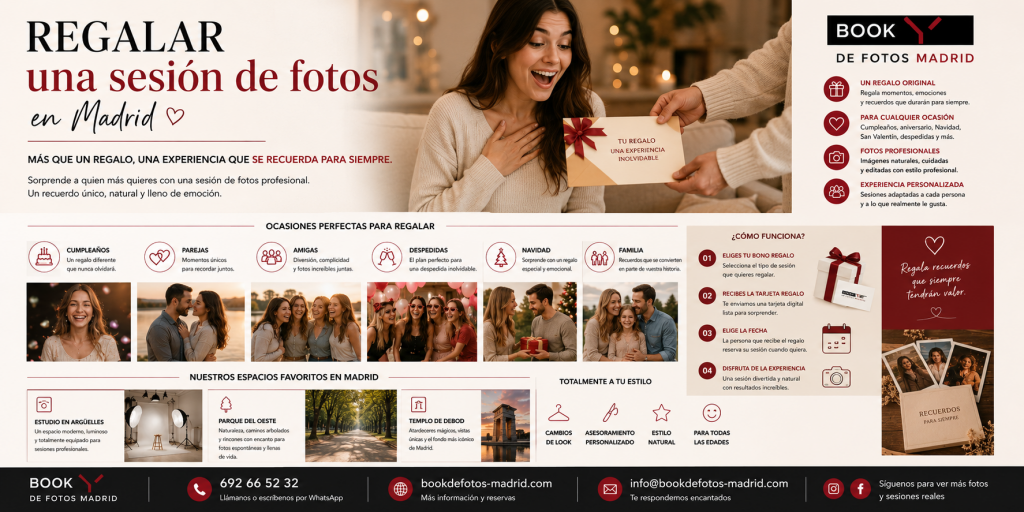 Regalar una sesión de fotos en Madrid