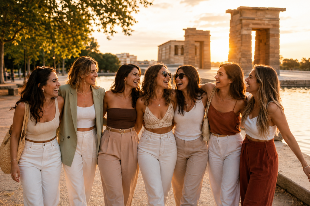sesiones de fotos profesionales para grupo de amigas